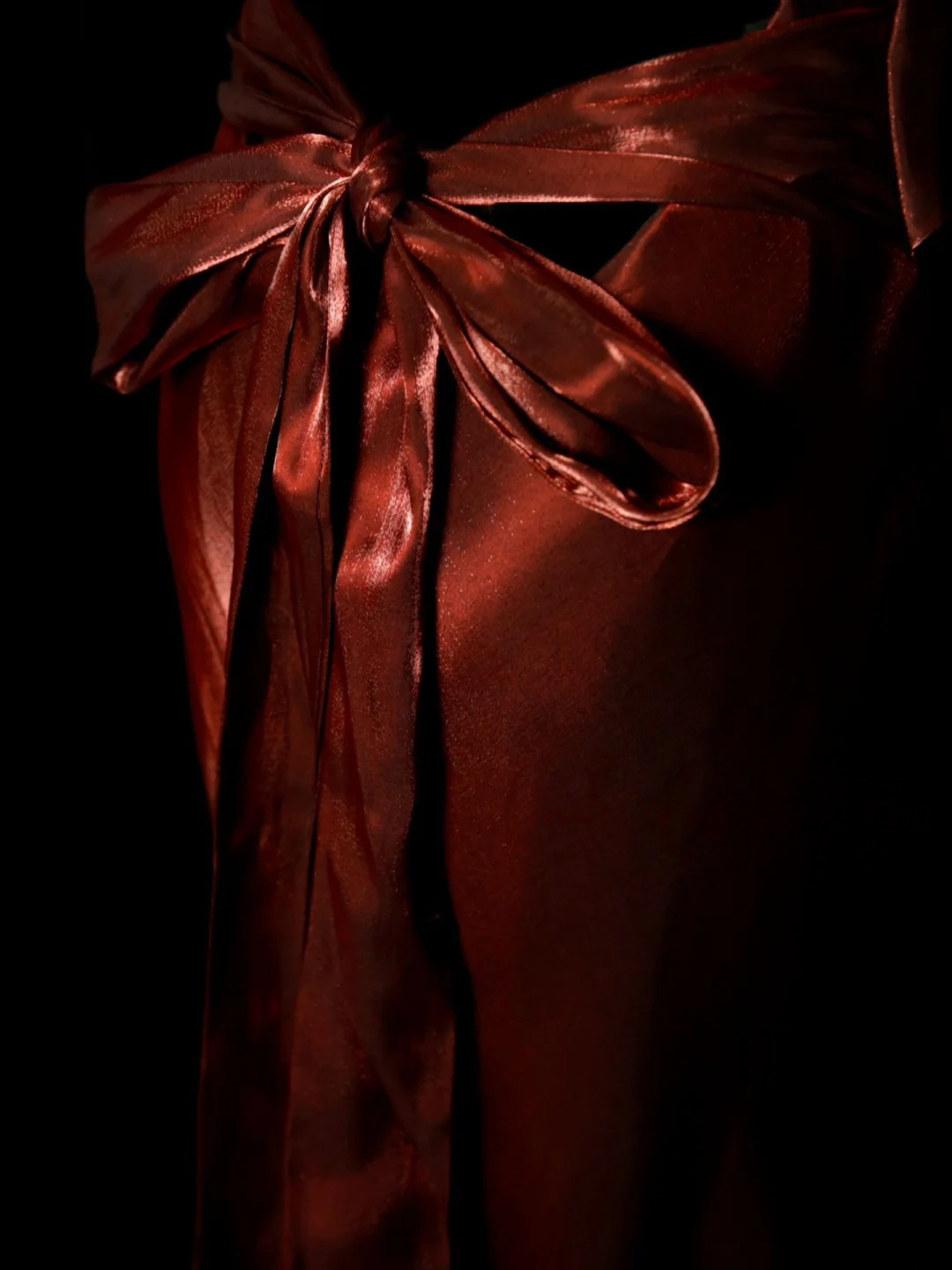 V Neck Burgundy Satin Prom Dress Party Dress Evening Dress  P153