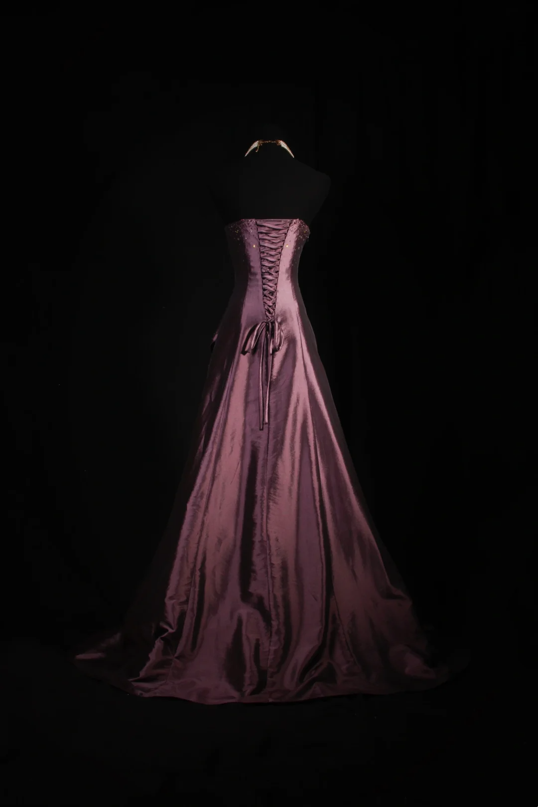 Sweetheart Satin A Line Prom Dress Beaded Formal Evening Dress  P169