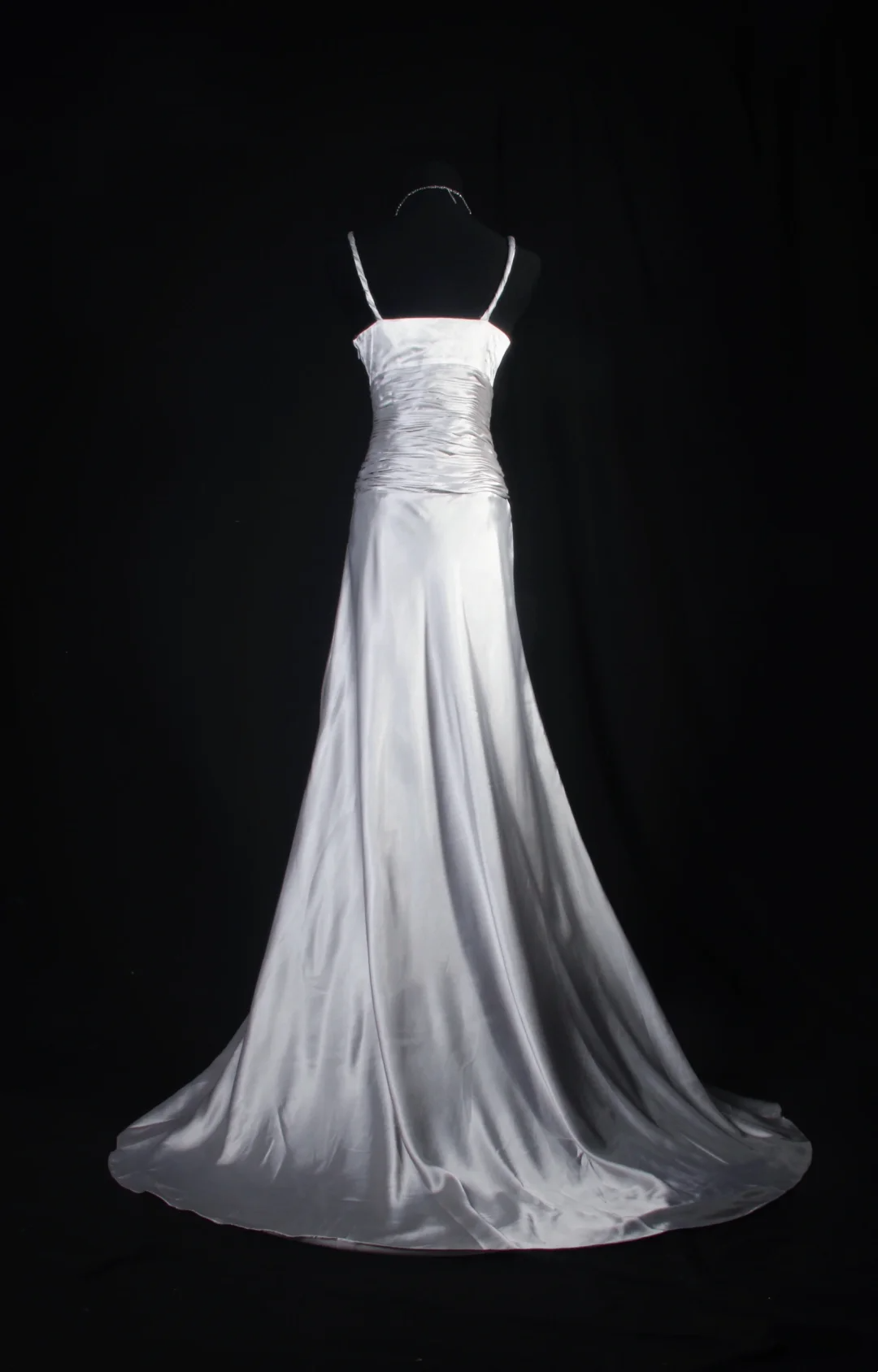 V Neck  Satin Prom Dress Formal Party Dress Evening Dress  P177