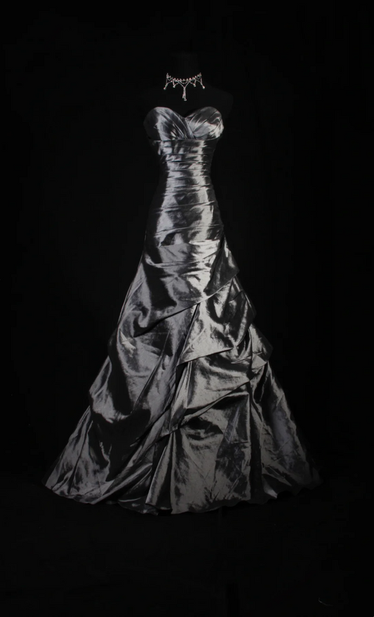 Sweetheart Dark Gray Prom Dress Formal Party Dress Evening Dress  P178