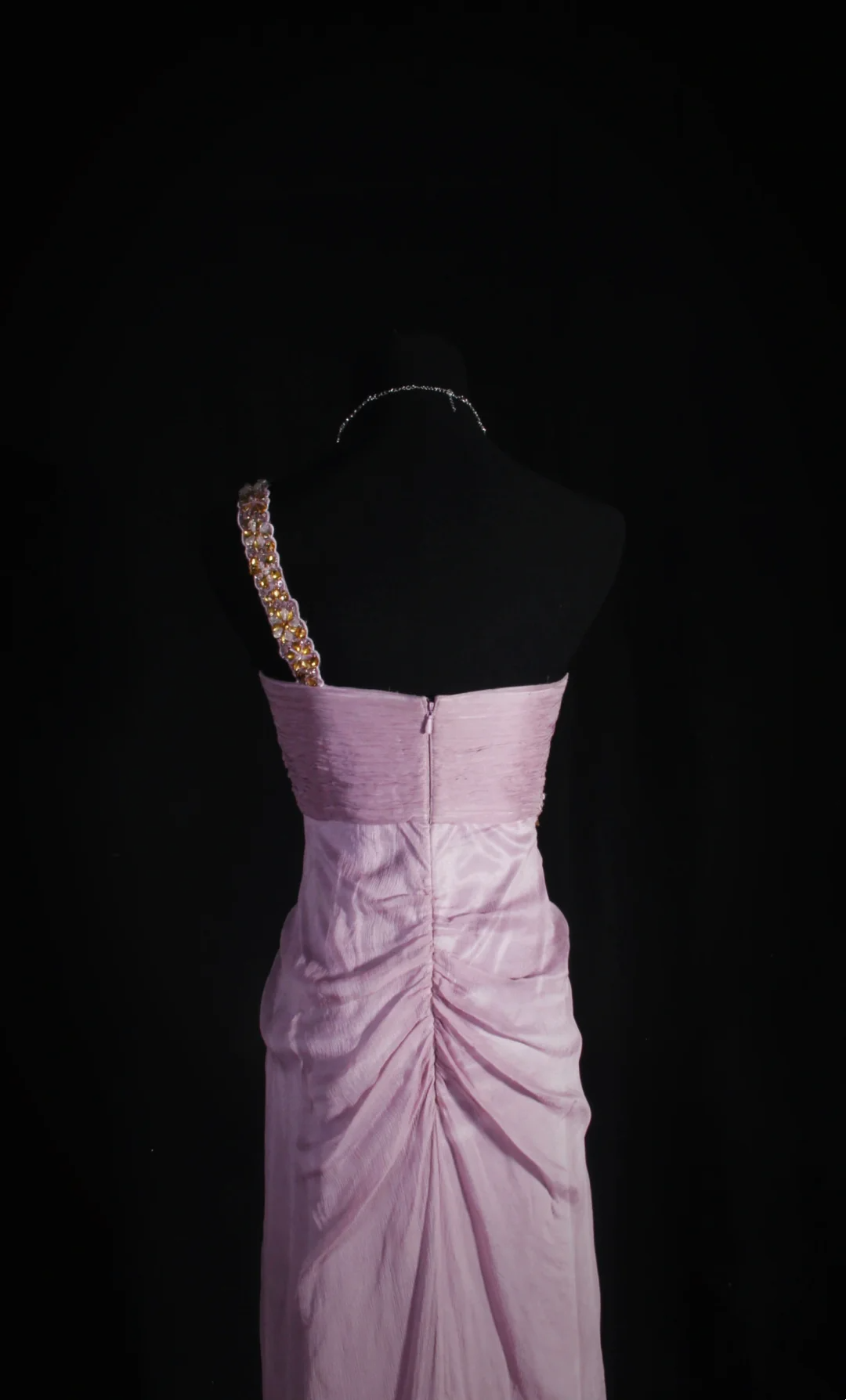 One Shoulder Lilac Chiffon Prom Dresses Bridesmaid Dresses  P186