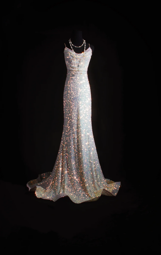 Sequin Mermaid Formal Prom Dress Sparkling Evening Dress  P200