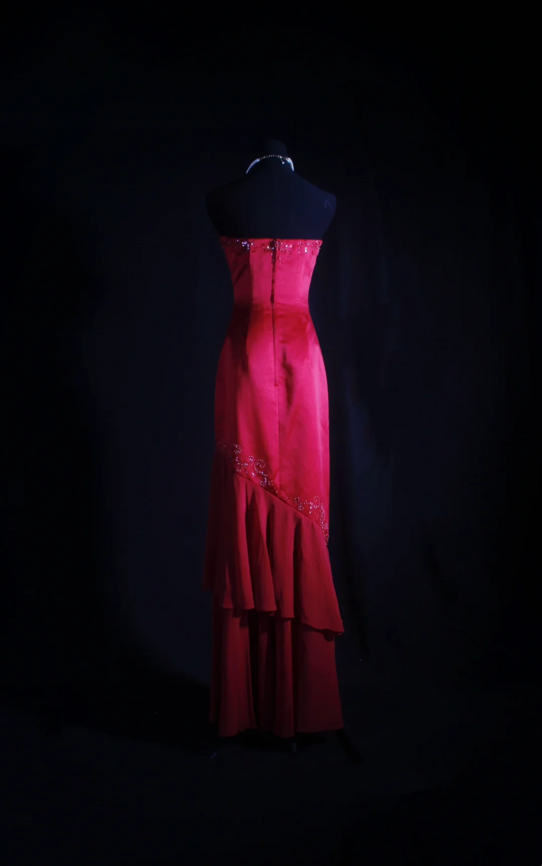 Red Sheath Beaded Prom Dress Formal Party Dress Evening Dress  P201