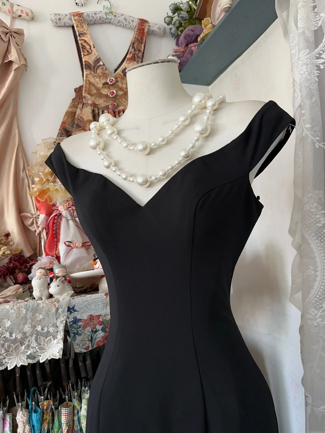 Off The Shoulder Black Mermaid Prom Dress Sexy Evening Dress P368