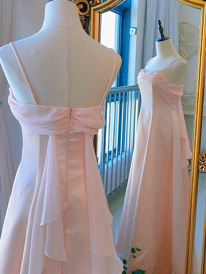 Spaghetti Straps A Line Retro Prom Dress Elegant Formal Party Dress  P422