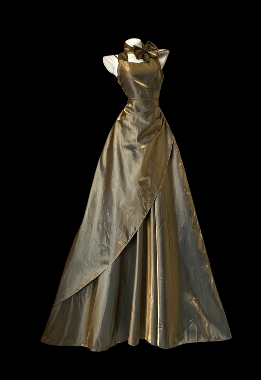 Halter A Line Retro Prom Dress A Line Formal Party Dress  P461