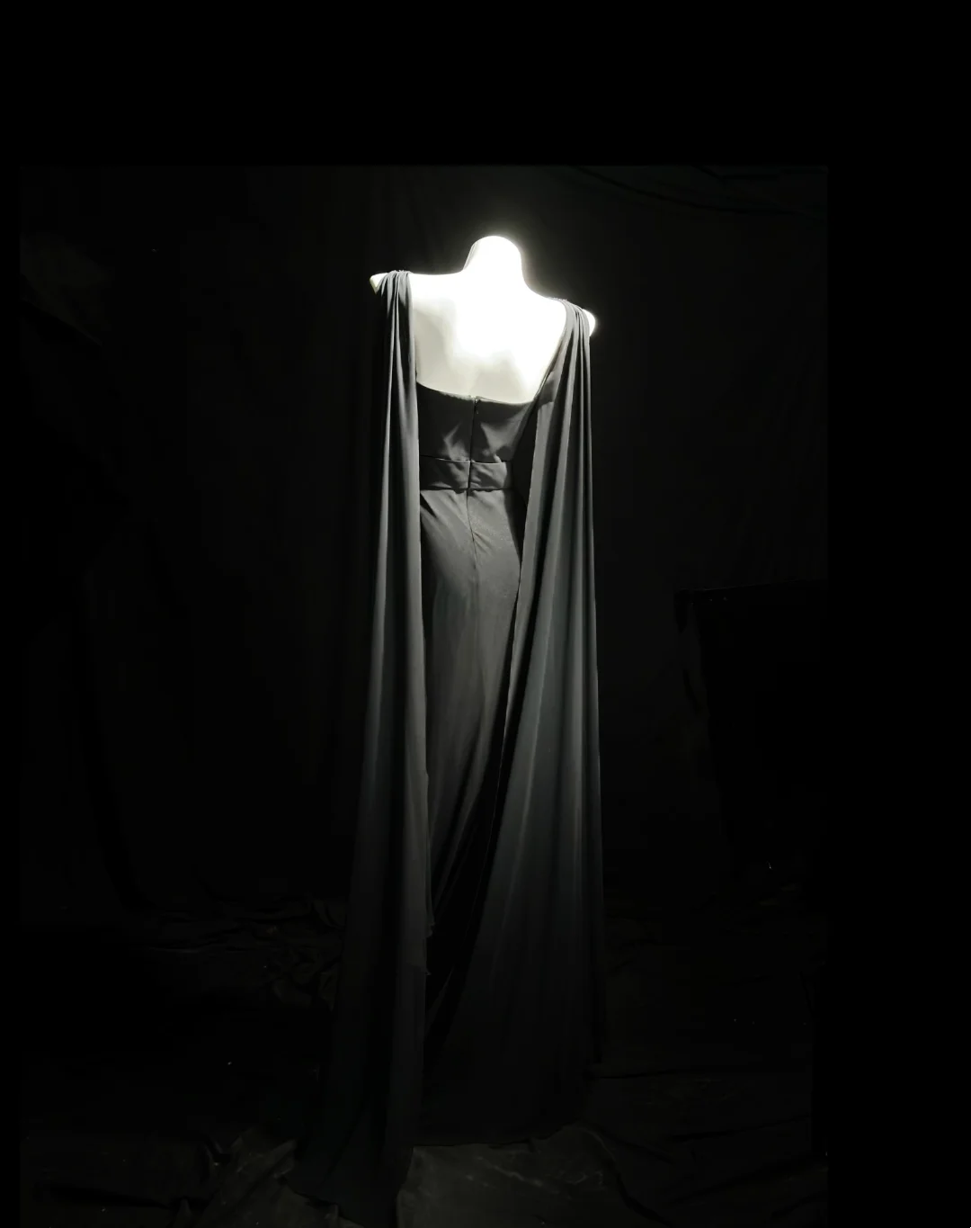 Sleeveless Black Elegant Evening Dress Mermaid Formal Dress  P546
