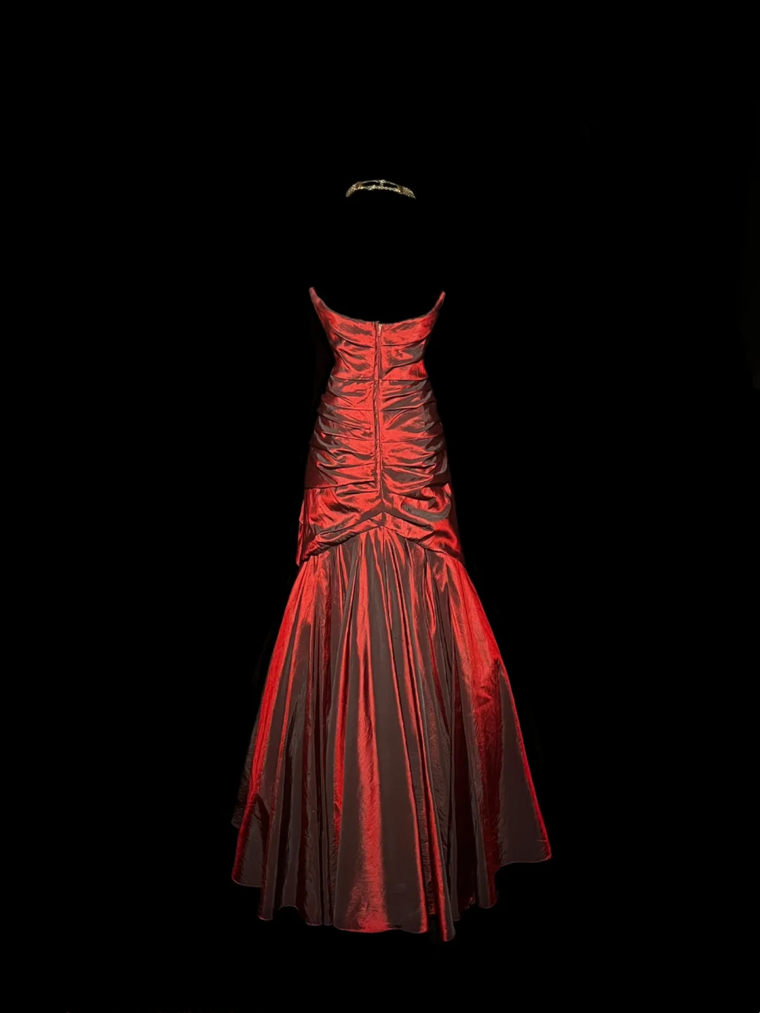 Strapless Burgundy Sheath Prom Dress Formal Evening Dress  P56