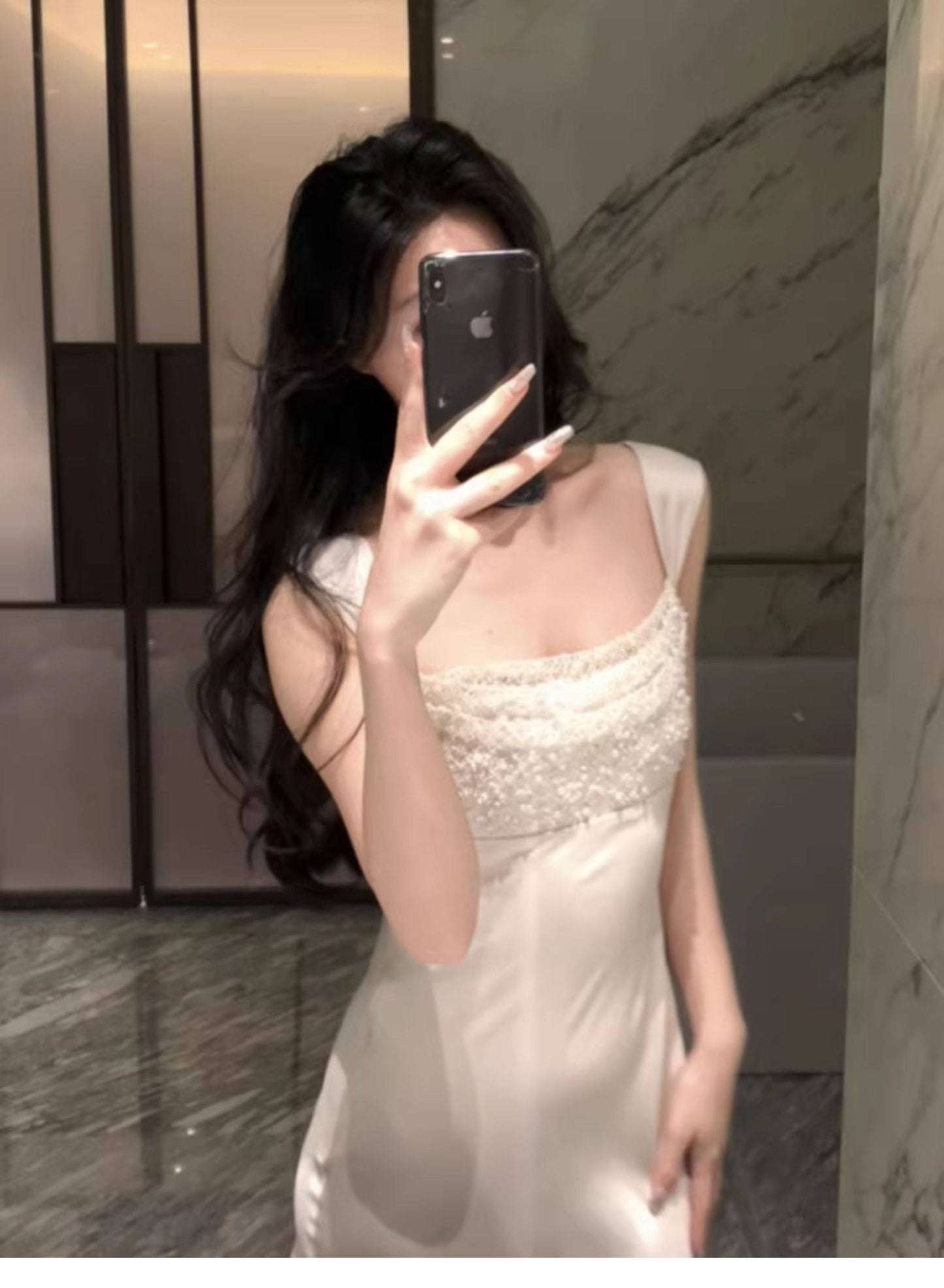 Champagne Sheath Satin Prom Dress Formal Party Dress Evening Dress   P582