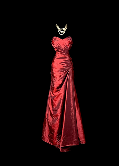 Sweetheart Red Prom Dress Formal Evening Party Dress  P73
