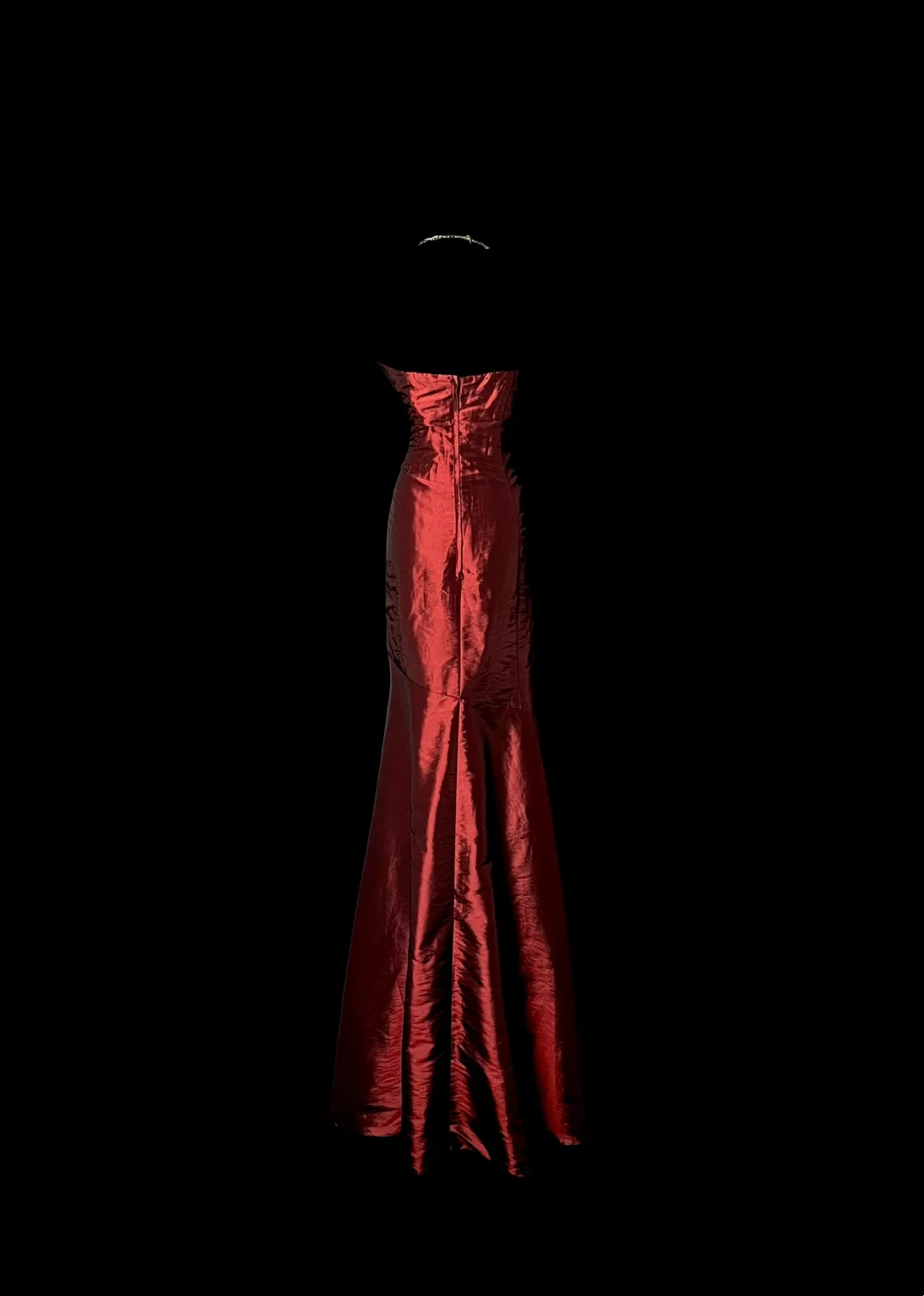 Strapless Burgundy Prom Dress Formal Evening Dress  P79