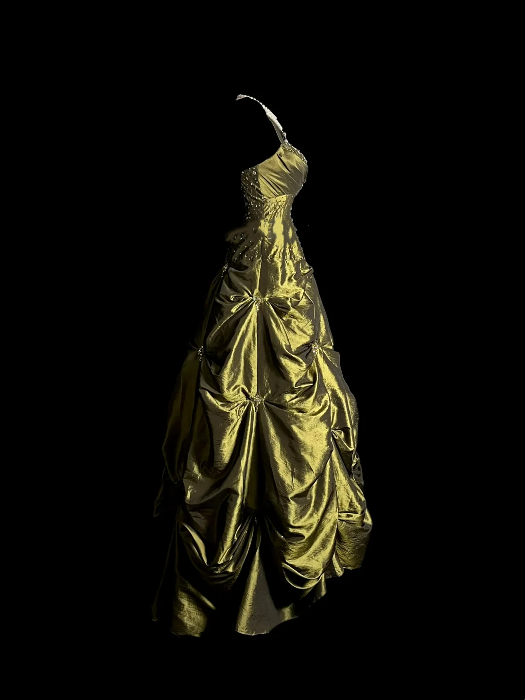 A Line Green Prom Dress Beaded Formal Party Dress Birthday Dress  P99
