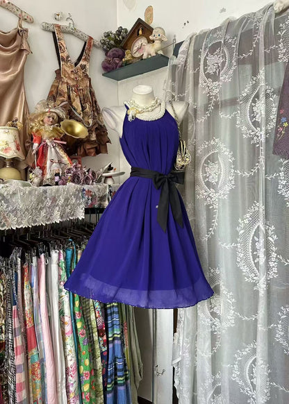 Purple Chiffon Modest Homecoming Dress Short Party Dress  P2088