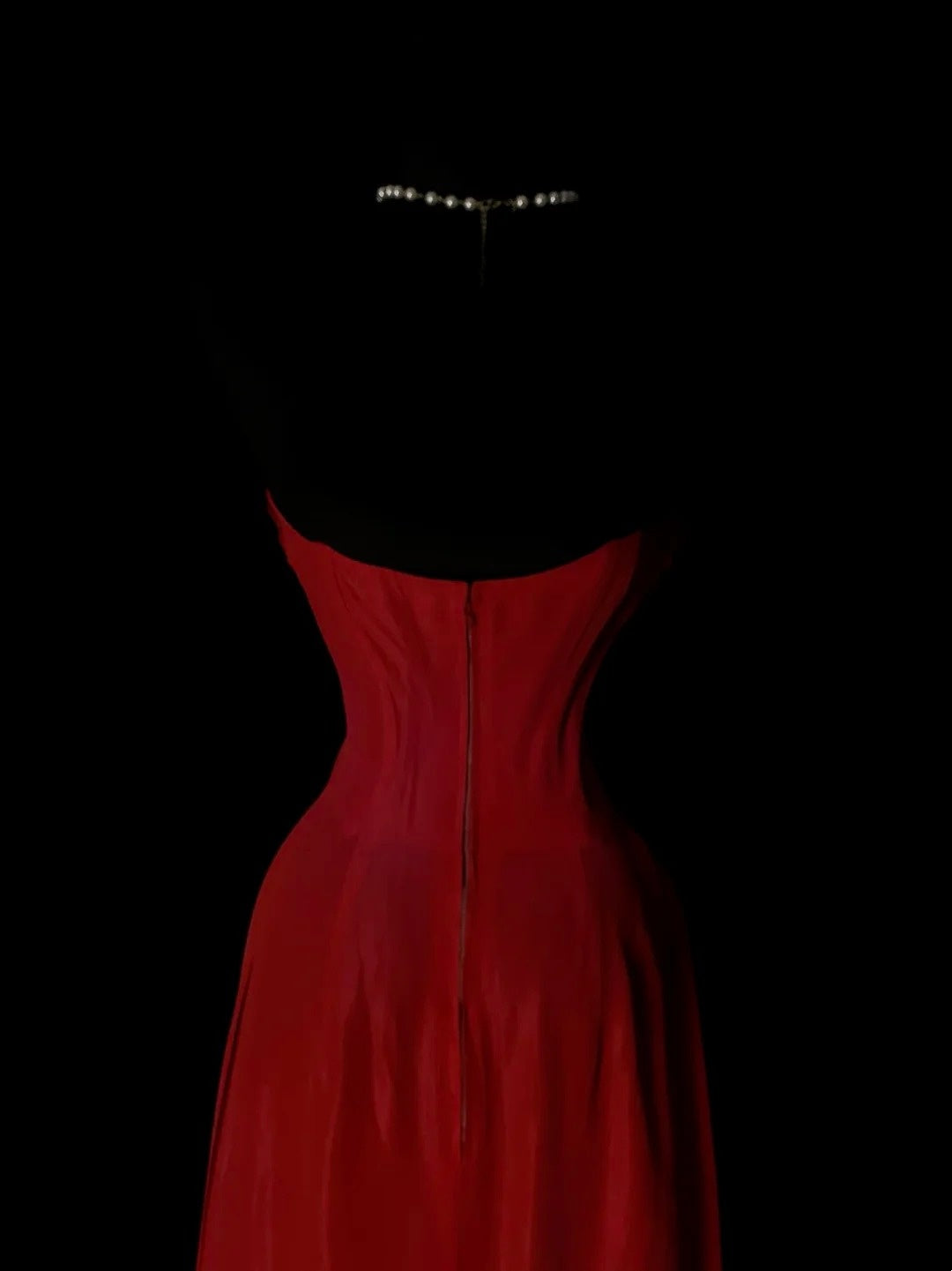 Red Mermaid Formal Prom Dress Sexy Evening Gown  P1680