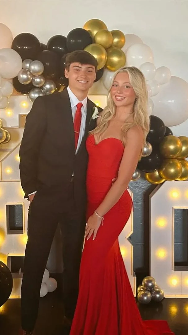 Red Sweetheart Senior Prom Dresses Mermaid Birthday Dress  P820