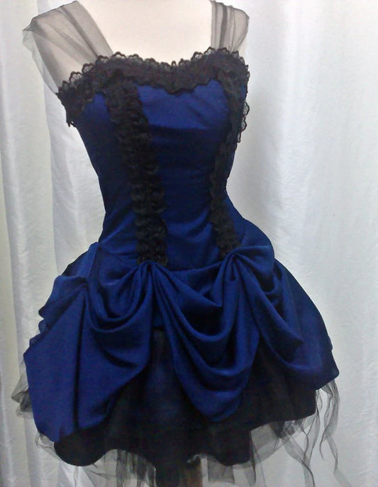 Royal Blue A Line Short Homecoming Dress Retro Cocktail Dress  P1569