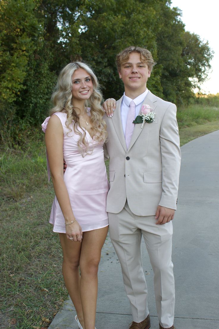 Ruffled V Neck Pink Satin Mini Homecoming Dress  P2334