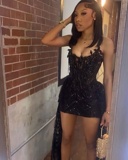 Sexy Black Beaded 19th Birthday Dress Cocktail Dress  P2201