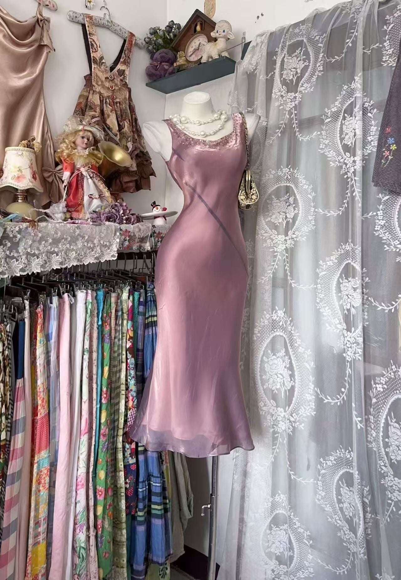 Sleeveless Modest Mermaid Evening Dress Formal Dress  P2049