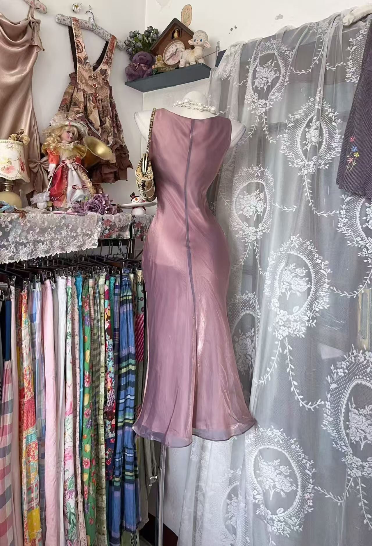 Sleeveless Modest Mermaid Evening Dress Formal Dress  P2049