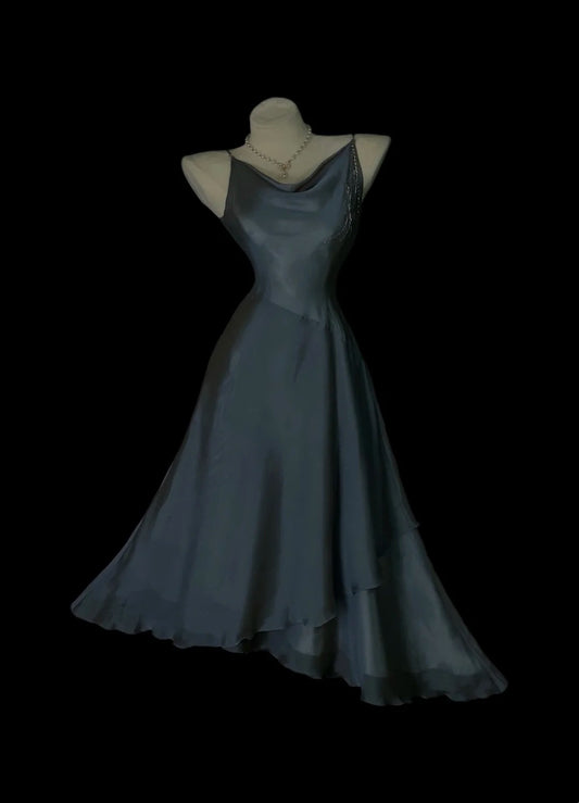Spaghetti Straps A Line Retro Homecoming Dress   P1761
