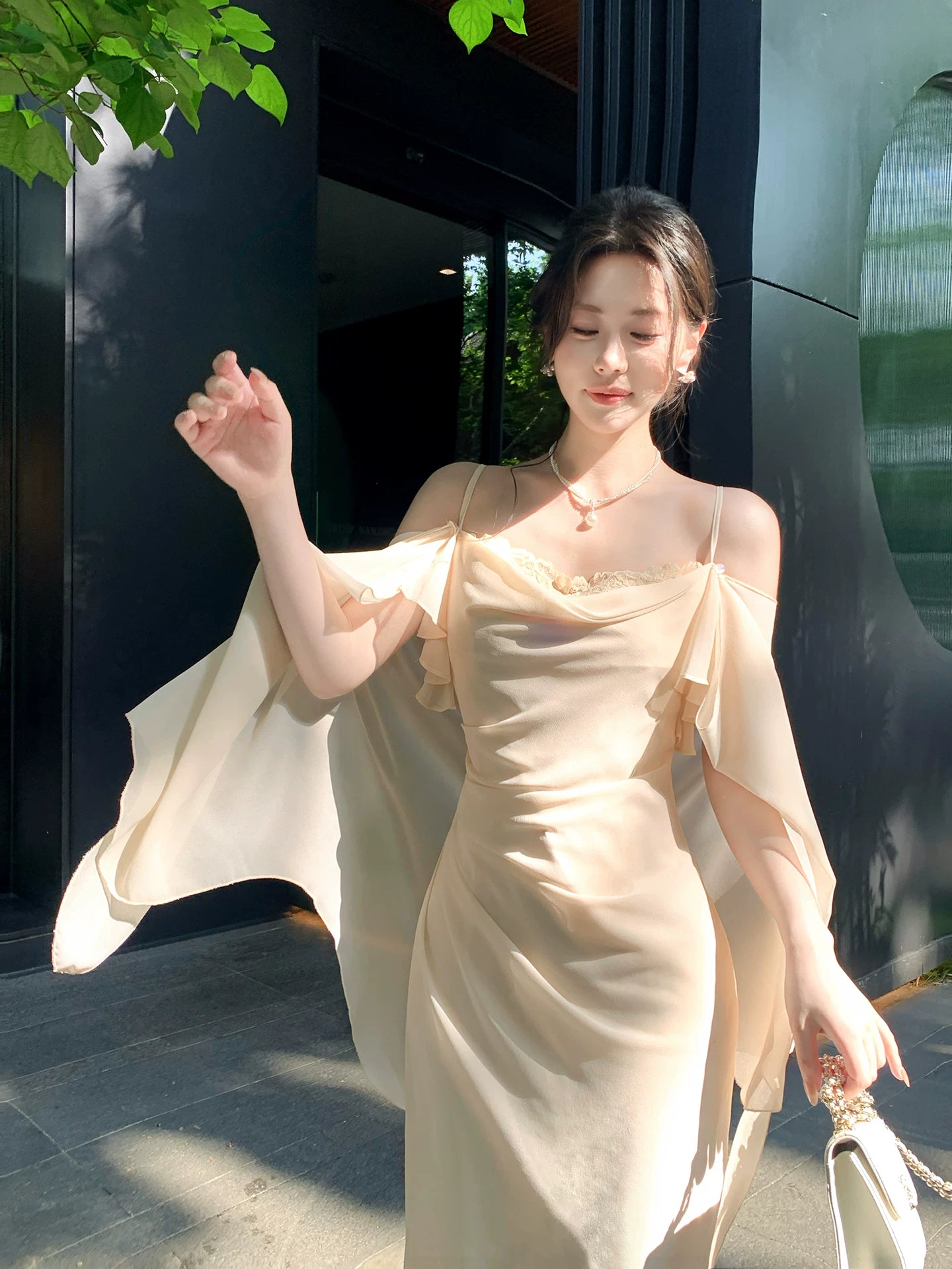 Spaghetti Straps Sheath Formal Evening Dress Elegant Birthday Dress  P1654