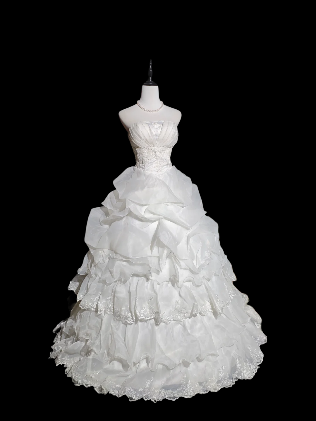 Strapless Ball Gown Ivory Sweet 16 Birthday Dress  P1049