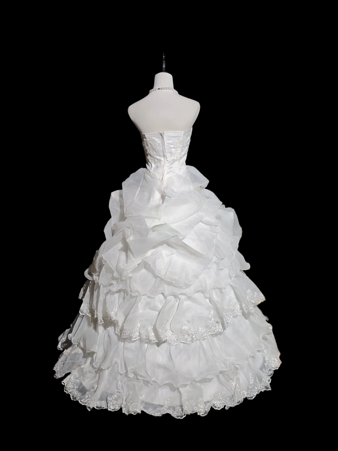 Strapless Ball Gown Ivory Sweet 16 Birthday Dress  P1049