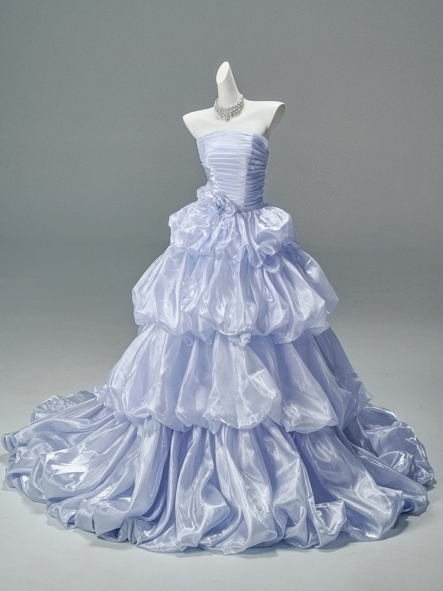 Strapless Ball Gown Lilac Birthday Gown Sweet 16 Quinceanera Dresses  P1180
