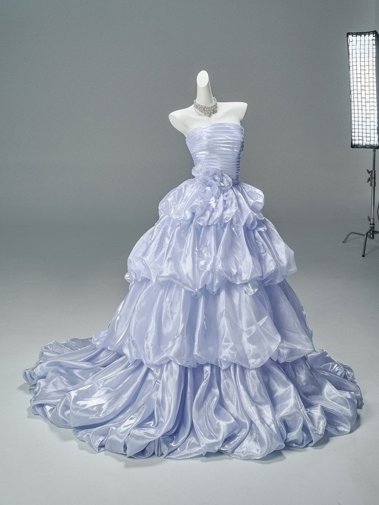 Strapless Ball Gown Lilac Birthday Gown Sweet 16 Quinceanera Dresses  P1180