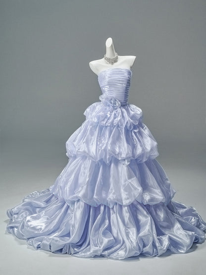 Strapless Ball Gown Lilac Birthday Gown Sweet 16 Quinceanera Dresses  P1180