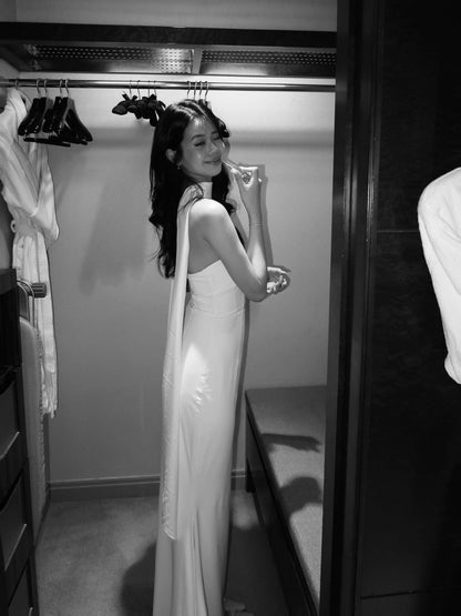 Strapless Elegant Birthday Outfit Sheath Wedding Dress for Bridal  P766