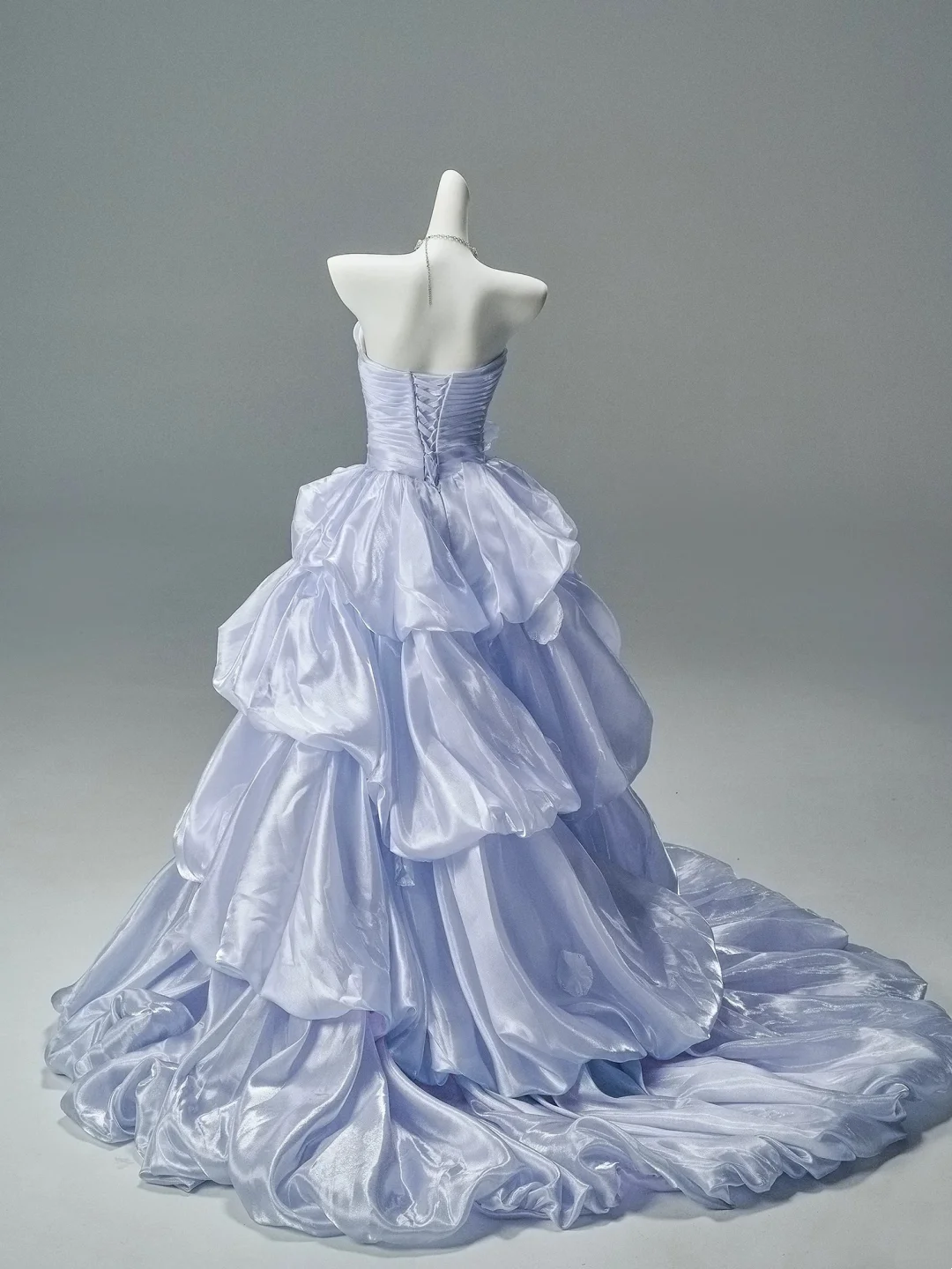 Strapless Lilac Ball Gown Quinceanera Dresses Sweet 16 Birthday Dress  P1063