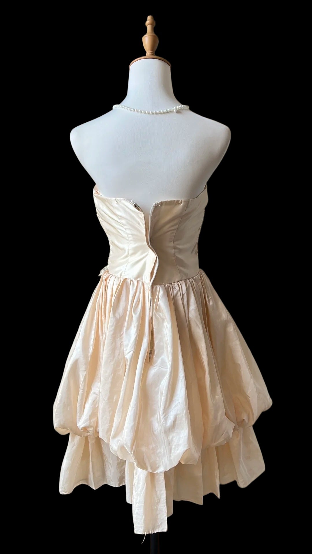 Strapless Retro A Line Homecoming Dress Short Birthday Dress   P1872