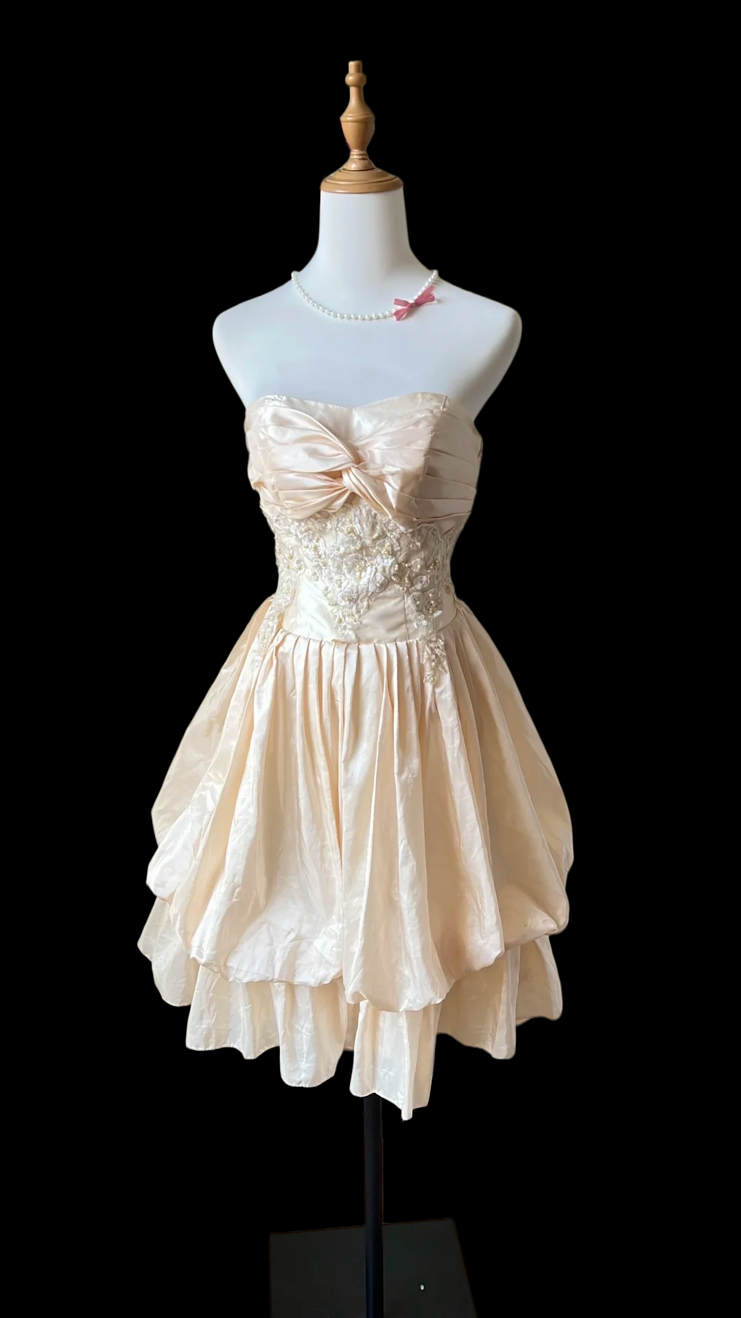 Strapless Retro A Line Homecoming Dress Short Birthday Dress   P1872