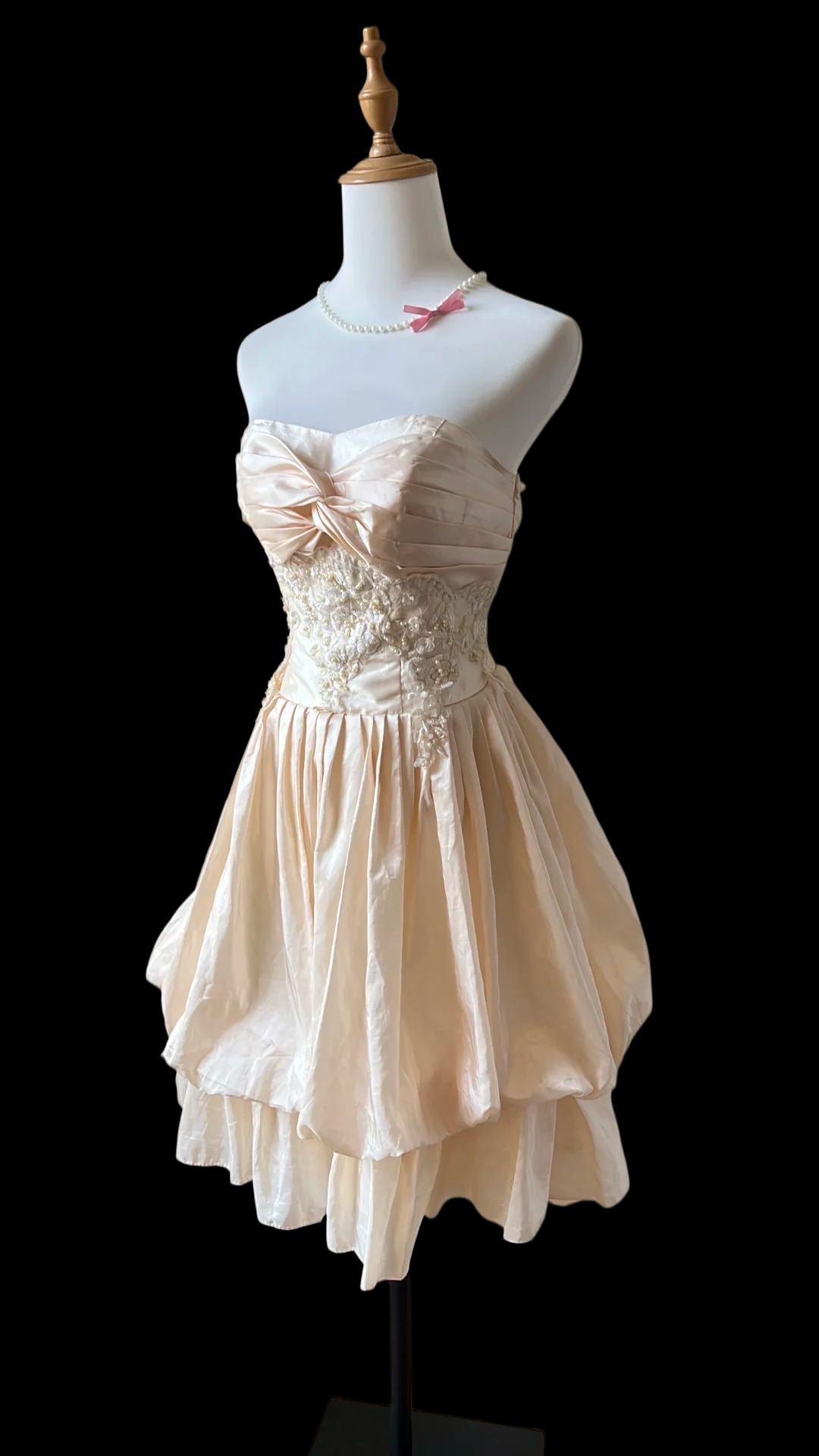Strapless Retro A Line Homecoming Dress Short Birthday Dress   P1872