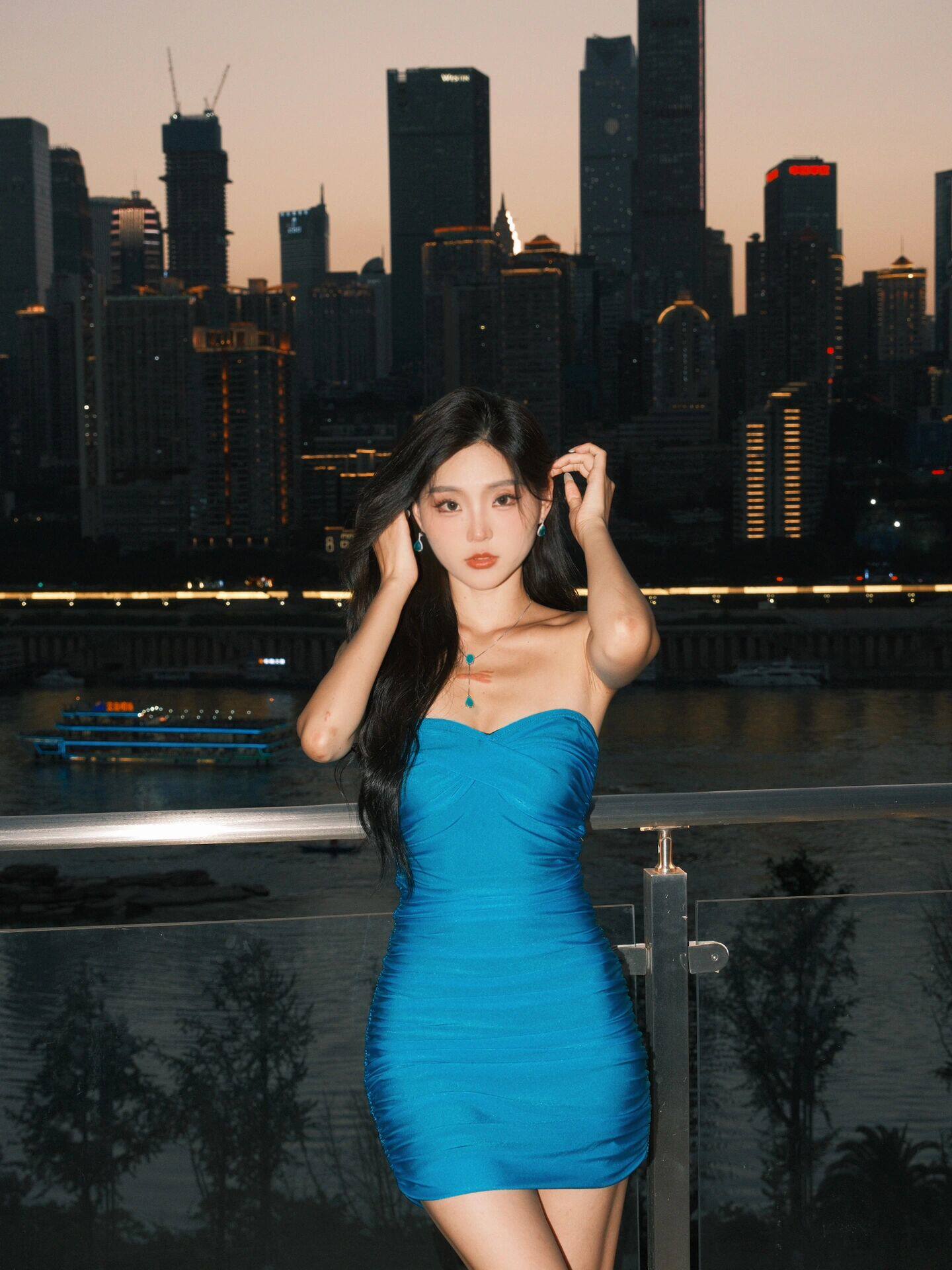 Strapless Sheath Satin Short Birthday Party Dress Homecoming Dress  P772