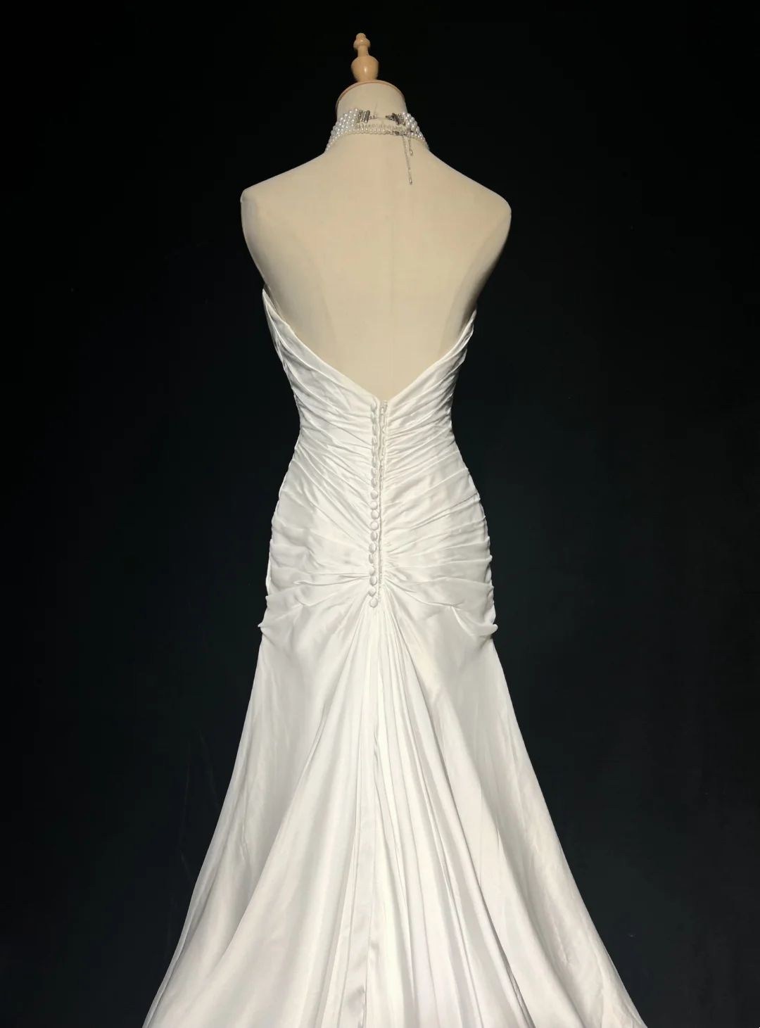 Sweetheart Ivory Mermaid Wedding Dress Elegant Bridal Gown  P874