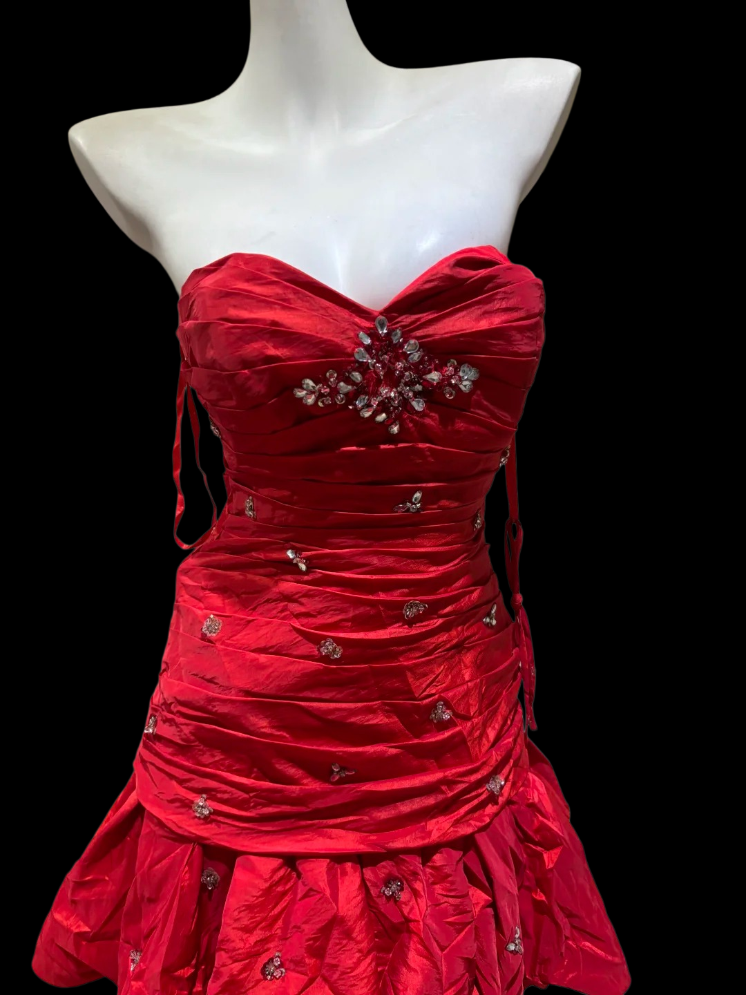 Sweetheart A Line Short Birthday Dress Beaded Homecoming Dress  P1373