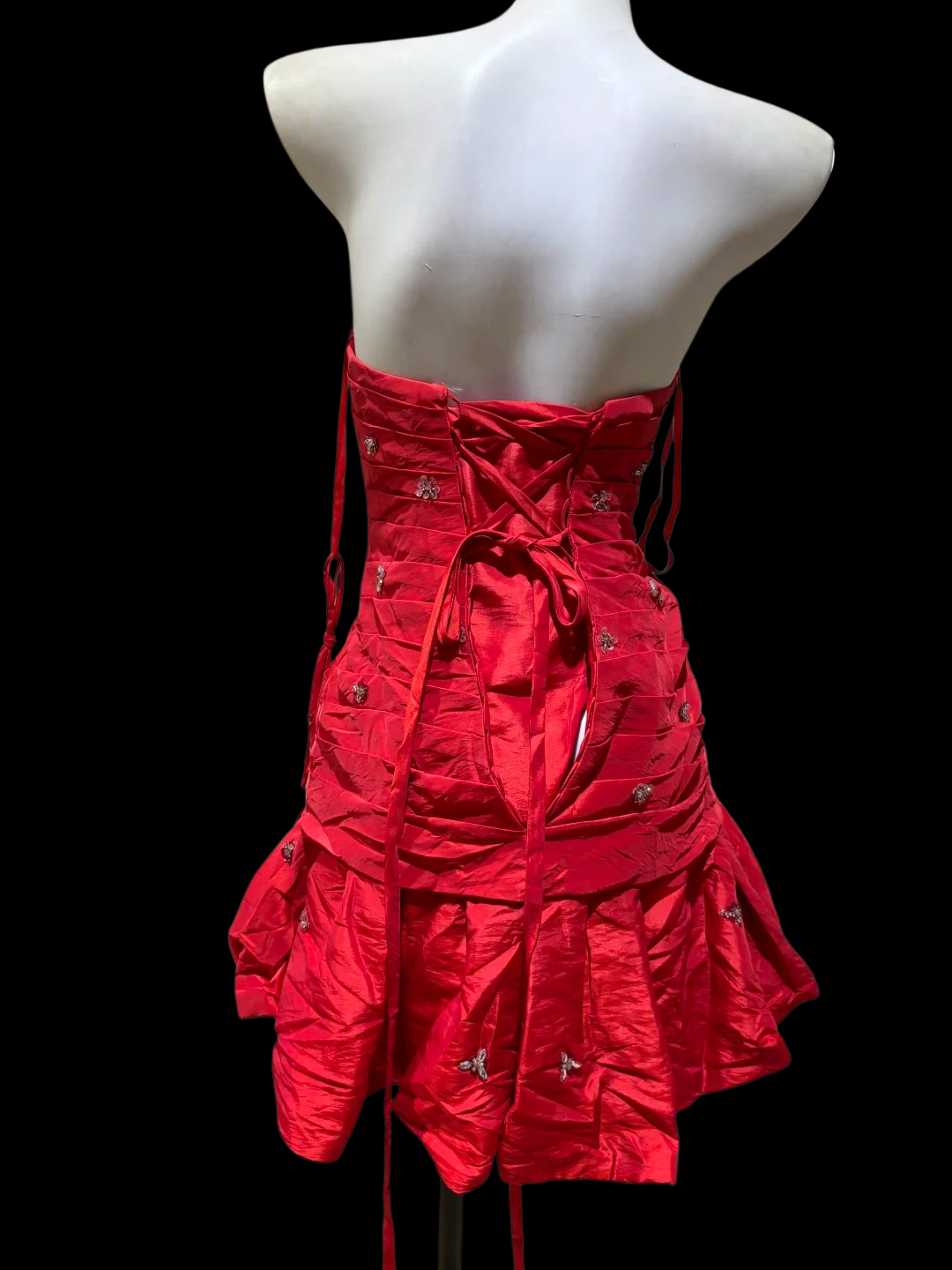 Sweetheart A Line Short Birthday Dress Beaded Homecoming Dress  P1373
