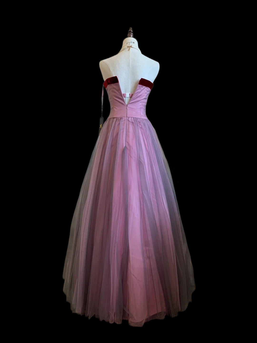 Sweetheart A Line Tulle Formal Prom Dress Long Birthday Dress   P1789