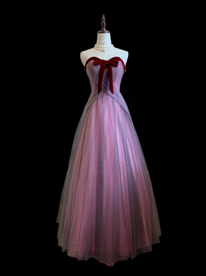 Sweetheart A Line Tulle Formal Prom Dress Long Birthday Dress   P1789
