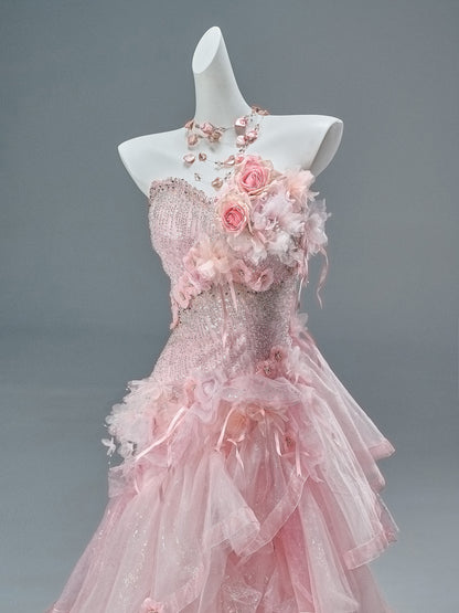 Sweetheart Flora Quinceanera Dresses Sweet 16  Princess Birthday Dress  P1185