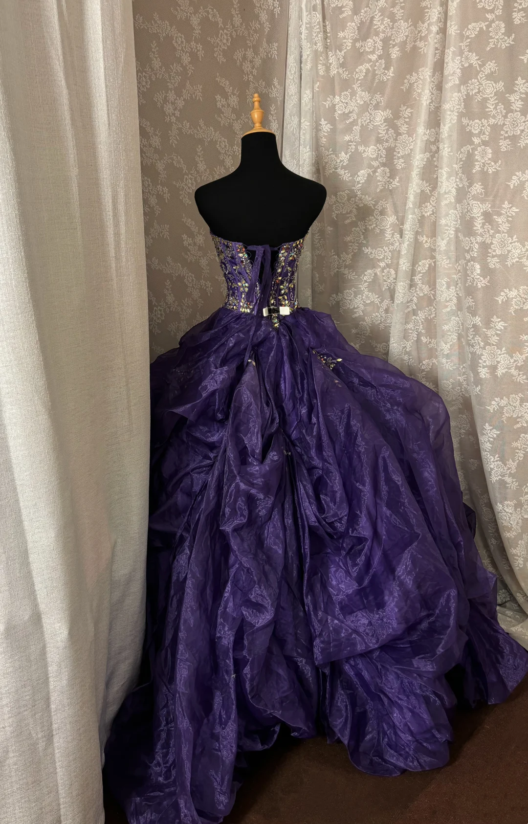 Sweetheart Purple Ball Gown Quinceanera Dresses Sweet 16 Birthday Dress  P1121