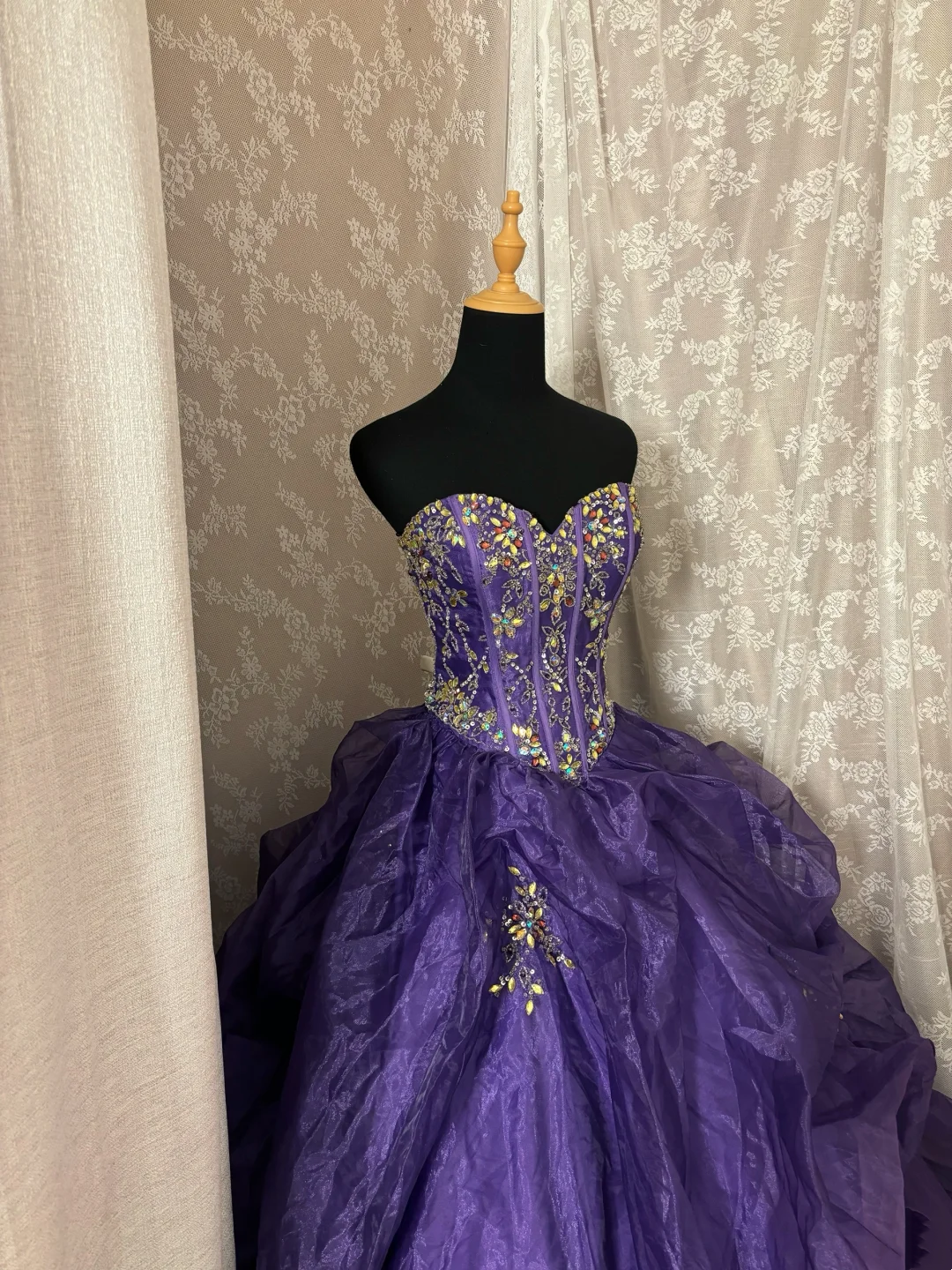 Sweetheart Purple Ball Gown Quinceanera Dresses Sweet 16 Birthday Dress  P1121