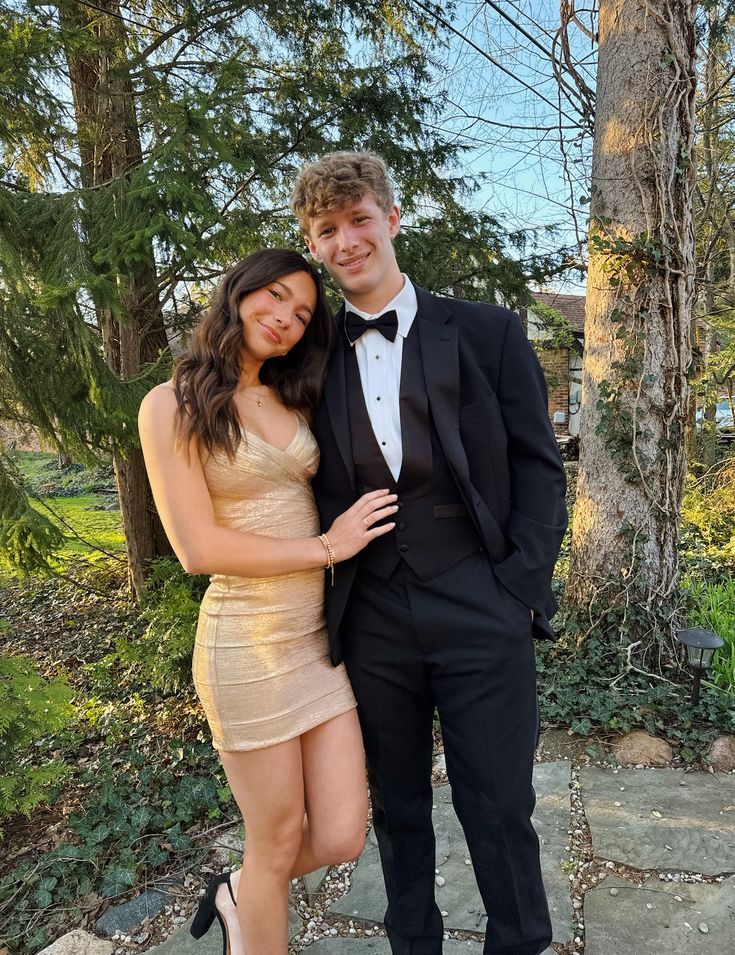 V Neck Gold Birthday Dress Short Homecoming Dress  P1448