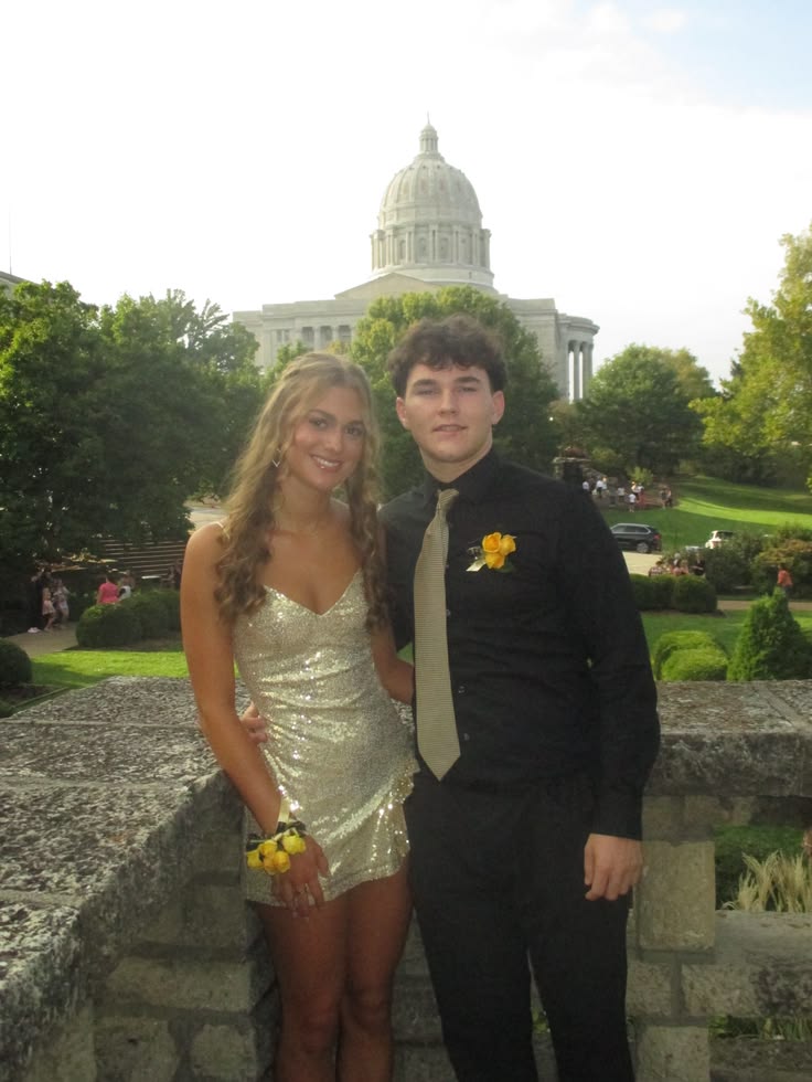 V Neck Yellow Sequins Mini Homecoming Dress   P2335