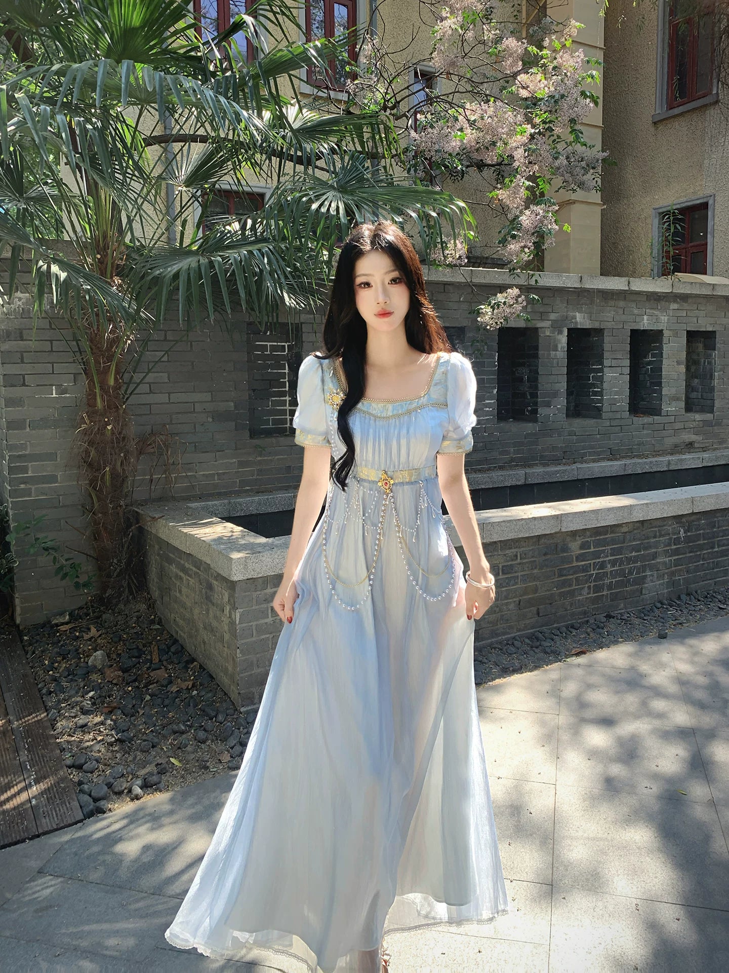 Vintage Lolita dress Fairy Princess Dress   L157