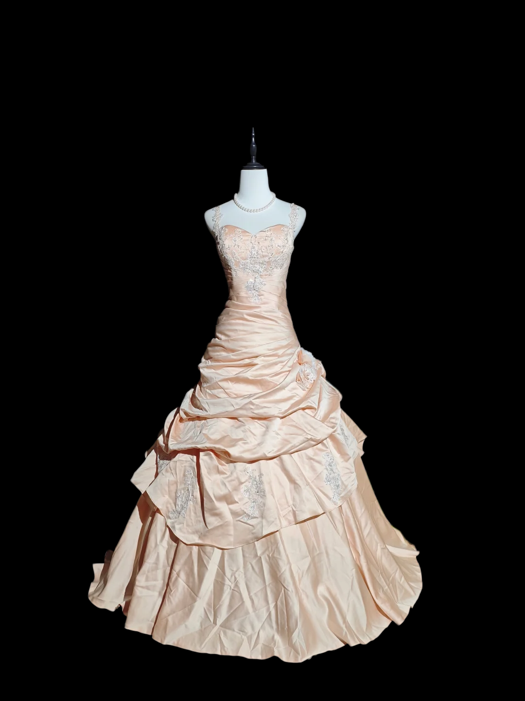 Ball Gown Sweet 16 Birthday Dress Satin Formal Prom Dress  P1046