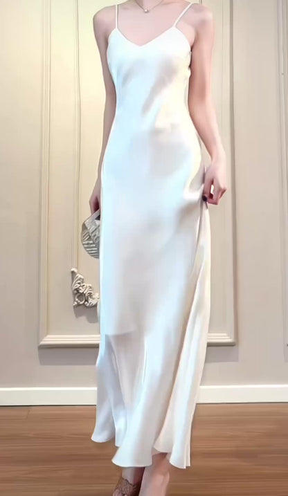 Spaghetti Strap V Neck  Formal Dress Elegant Evening Dress  P1548